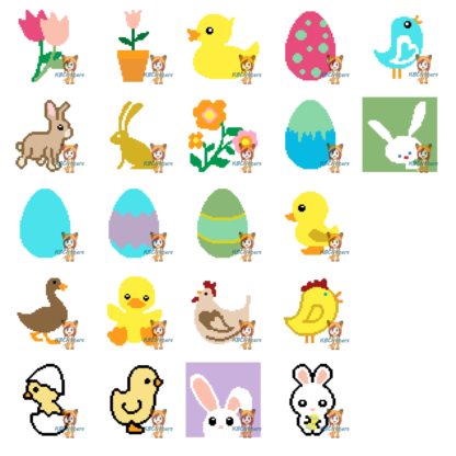 KBC Easter 22 pack 52x52